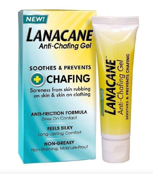 Travel-size anti-chafing gel for pilgrims to prevent irritation during Hajj and Umrah